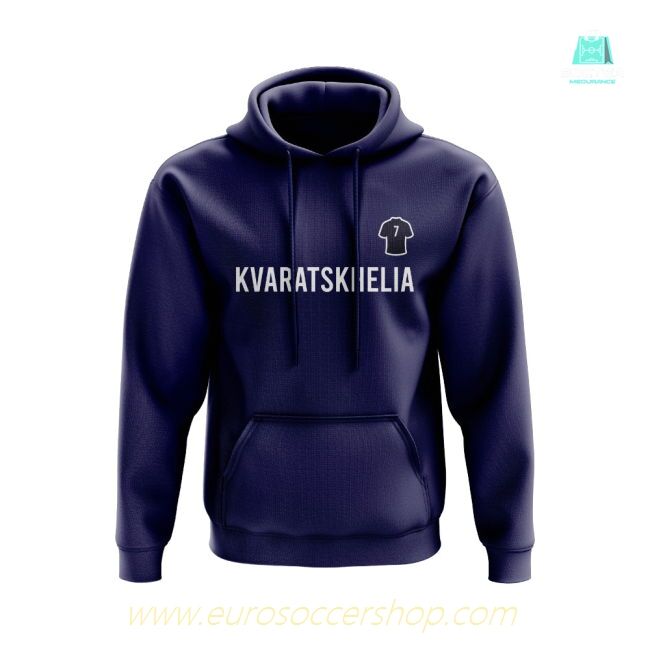 Khvicha Kvaratskhelia PSG Number Hoody (Navy)