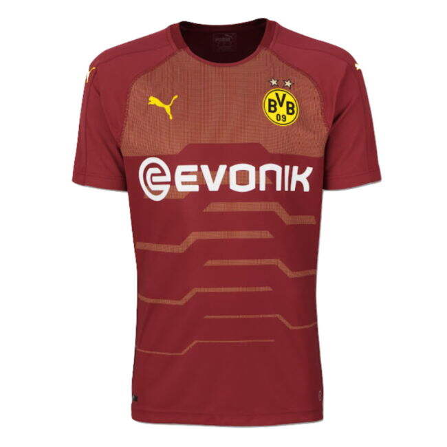 2018-19 BVB Third Trendy Shirt (S) (S) (Mint) Stretch Fabric