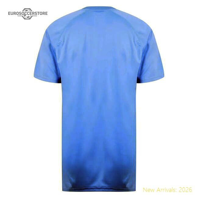 Premium Man City Poly T-shirt (blue) - Premium Quality Football