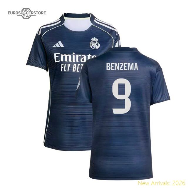 Real Madrid Spanish League Benzema Away Pro-level Jersey Puma Drycell