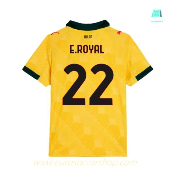 2025-2026 AC Milan Third Shirt (Kids) (E.Royal 22)