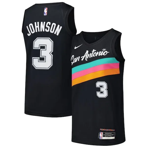 Keldon Johnson SAS Swingman Jersey - Economical - Licensed Product
