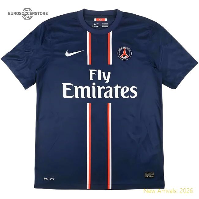Professional-Grade Psg 2012-13 Home Shirt (S) Lavezzi #11 (Excellent)