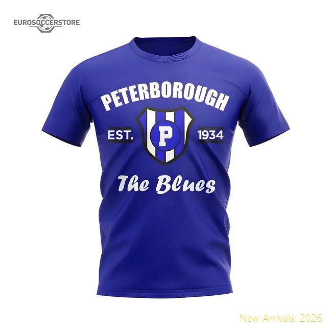 Peterborough Established Football T-shirt (blue) - Cost-effective