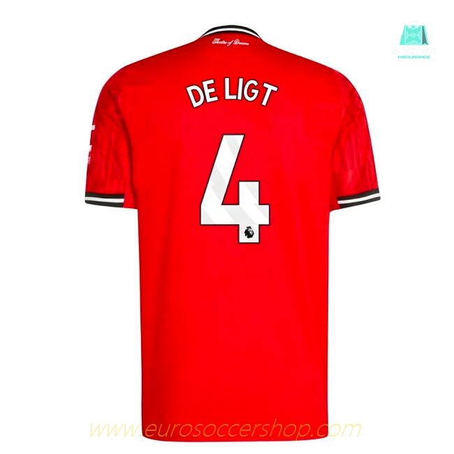 2025-2026 Man Utd Home Shirt (De Ligt 4)