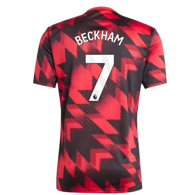 vintage 2025-2026 Man Utd Pre-Match Shirt (Red) (Beckham 7)