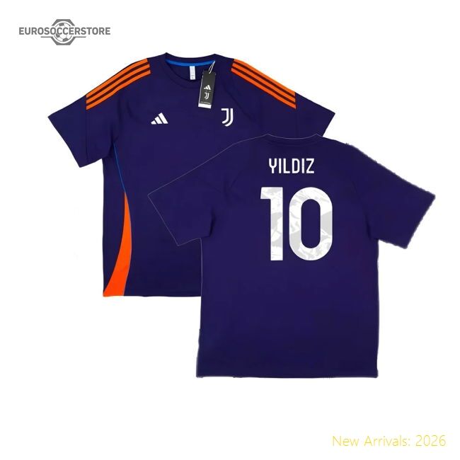 2024-2025 Bianconeri Training Tee (navy) (yildiz 10) - Fantastic Value