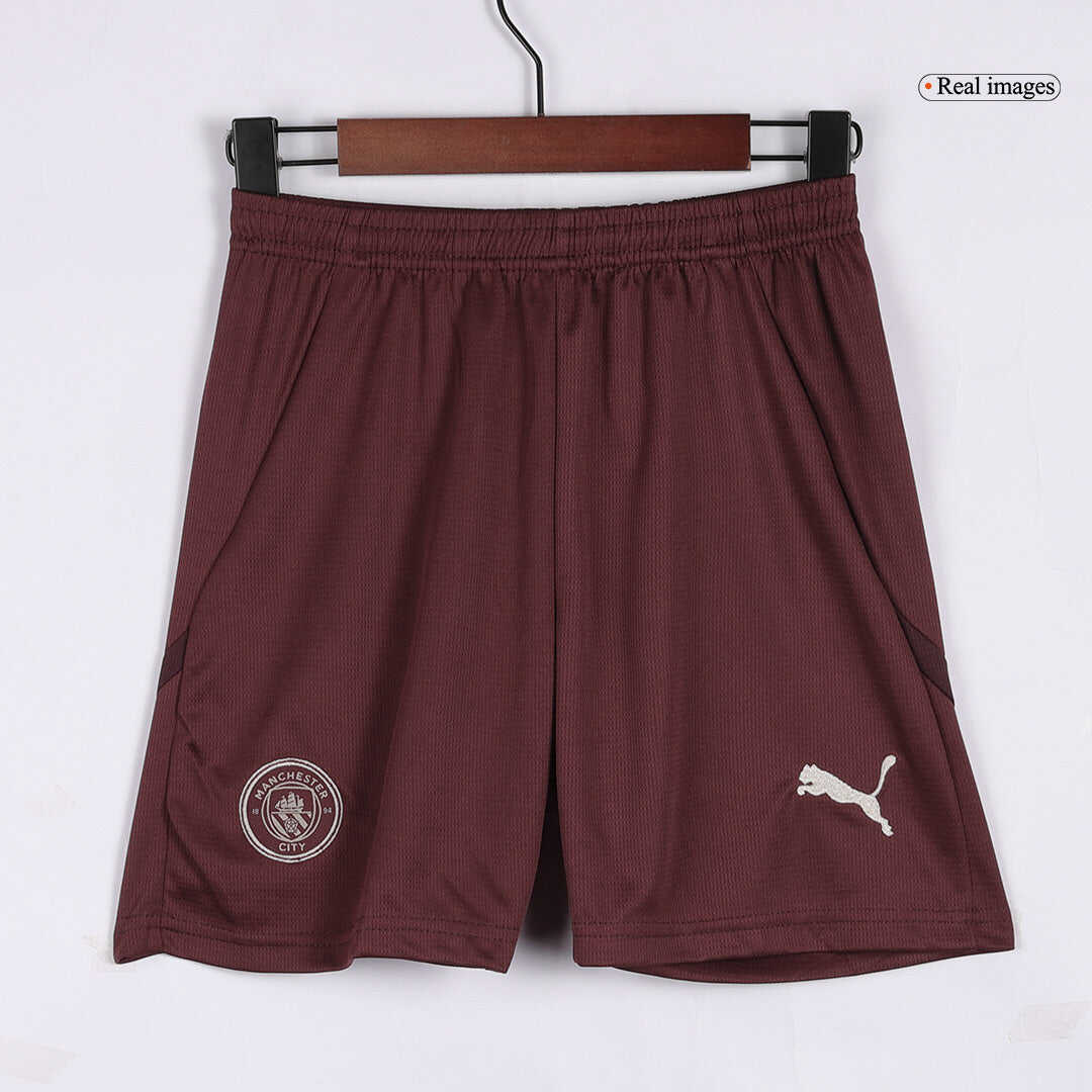 Manchester City Third Away Kids Soccer Jerseys Kit