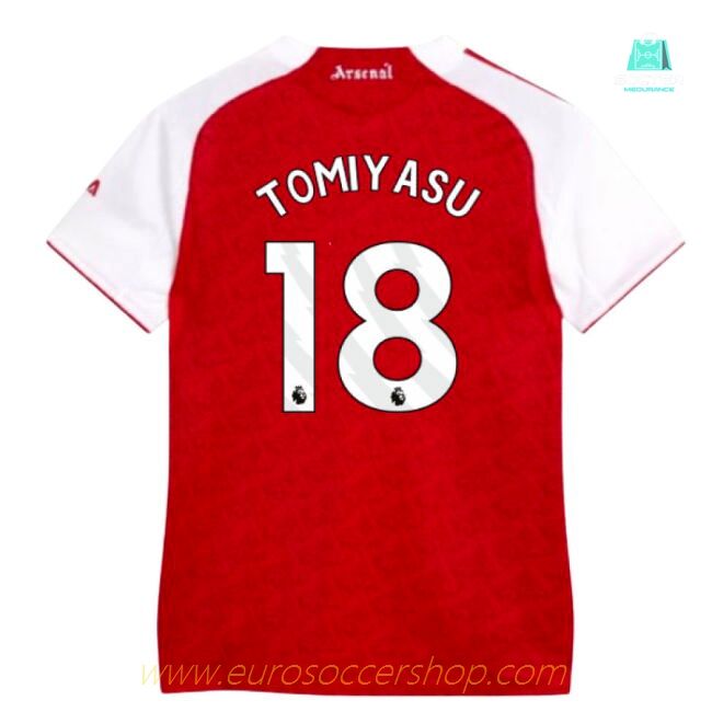 2025-2026 Arsenal Authentic Home Shirt (Womens) (Tomiyasu 18)