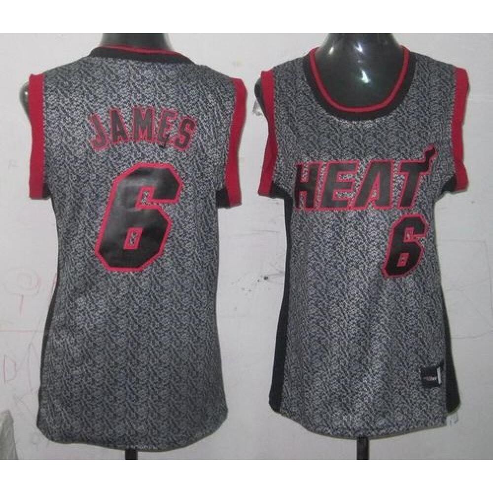 Collector's Item Men's Miami Heat #6 LeBron None Basketball Jersey