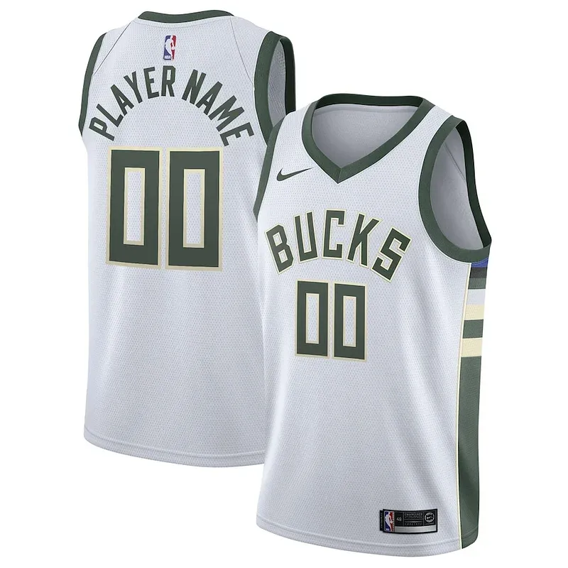Milwaukee Bucks MIL Swingman Jersey - superior player-jersey - White