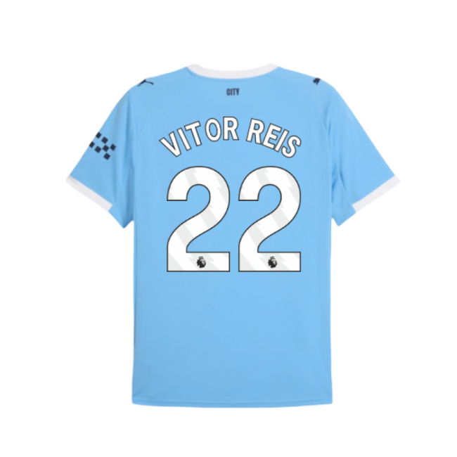Man City 2025-20 Home Jersey Vitor Reis #22 M S