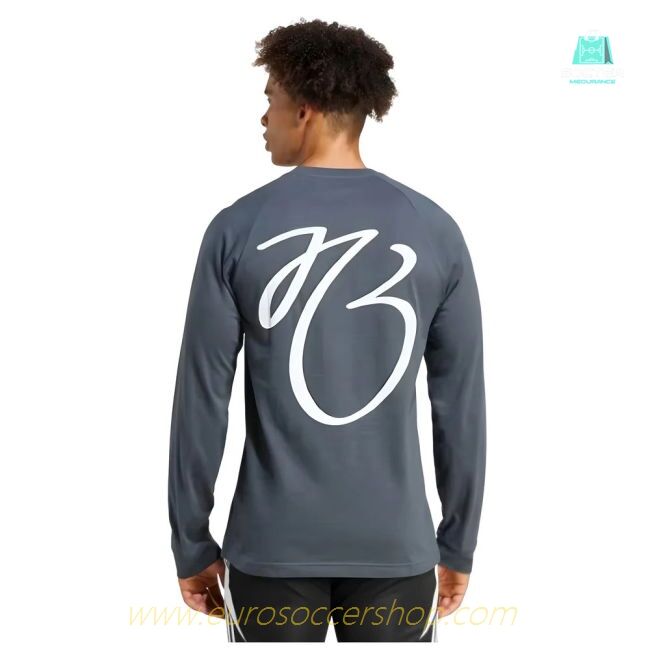 2024-2025 adidas Jude Bellingham Long Sleeve Tee (Grey)