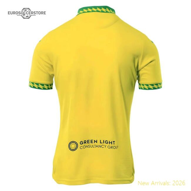 2025-2026 Norwich City Home Shirt - Fantastic Value - Official Edition