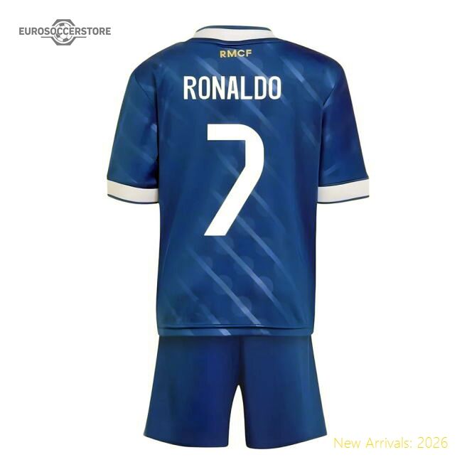 2025-2026 Real Madrid Third Youth Kit (ronaldo 7) - Portugal Captain