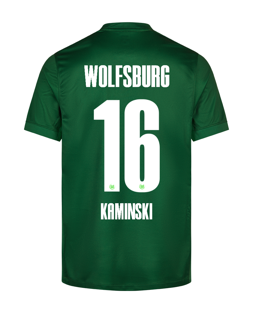 Wolfsburg 25-26 Home Version KAMINSKI 16 Football Jersey