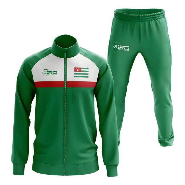 Abkhazia Concept Football Tracksuit (Green)