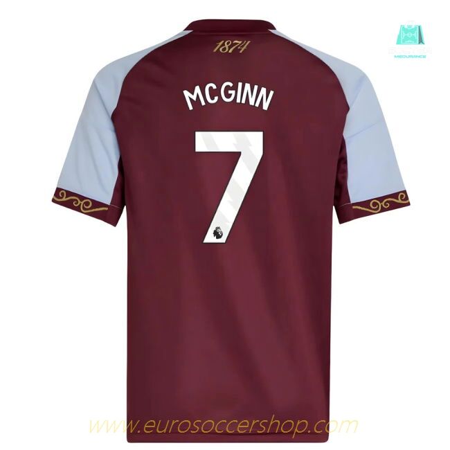 2025-2026 Aston Villa Home Shirt (Kids) (McGinn 7)