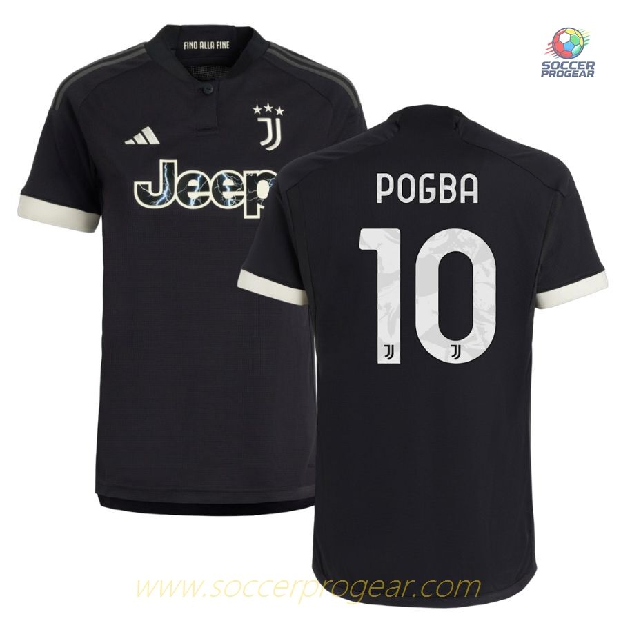 Juventus Third Football Team Shirt 2023 2024 Pogba
