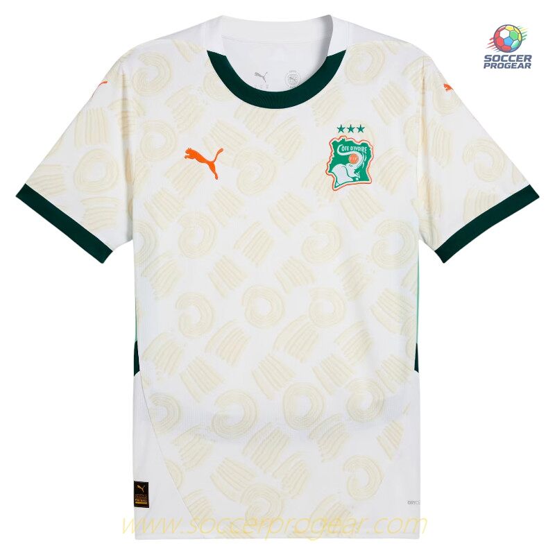 Ivory Coast Away Children's Soccer Uniform Team Jersey 2024/25 Collection