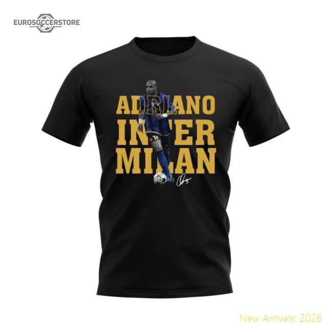 Adriano Inter Milan Player Tee (black) - Official Design