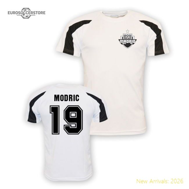 Premium Luka Modric Real Madrid Sports Training Jersey (white)