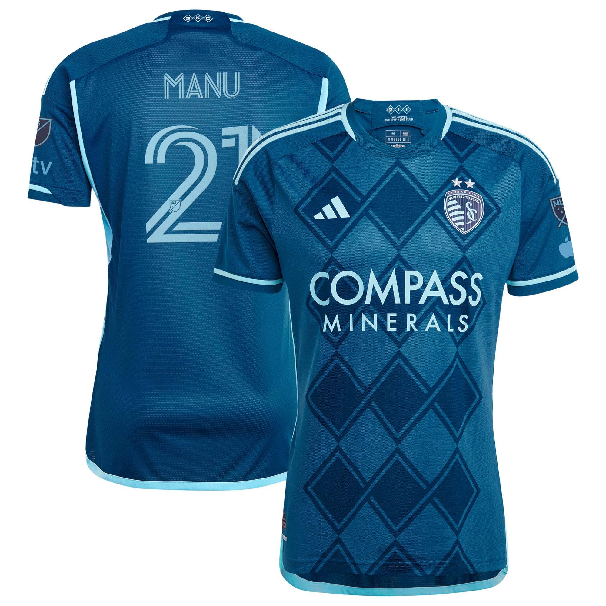 Sporting KC Men's 2024 Official Authentic - Authentic Jersey -