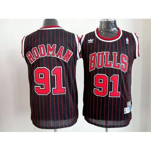 Chicago Bulls Dennis #91 Professional Grade Jersey Vintage Look