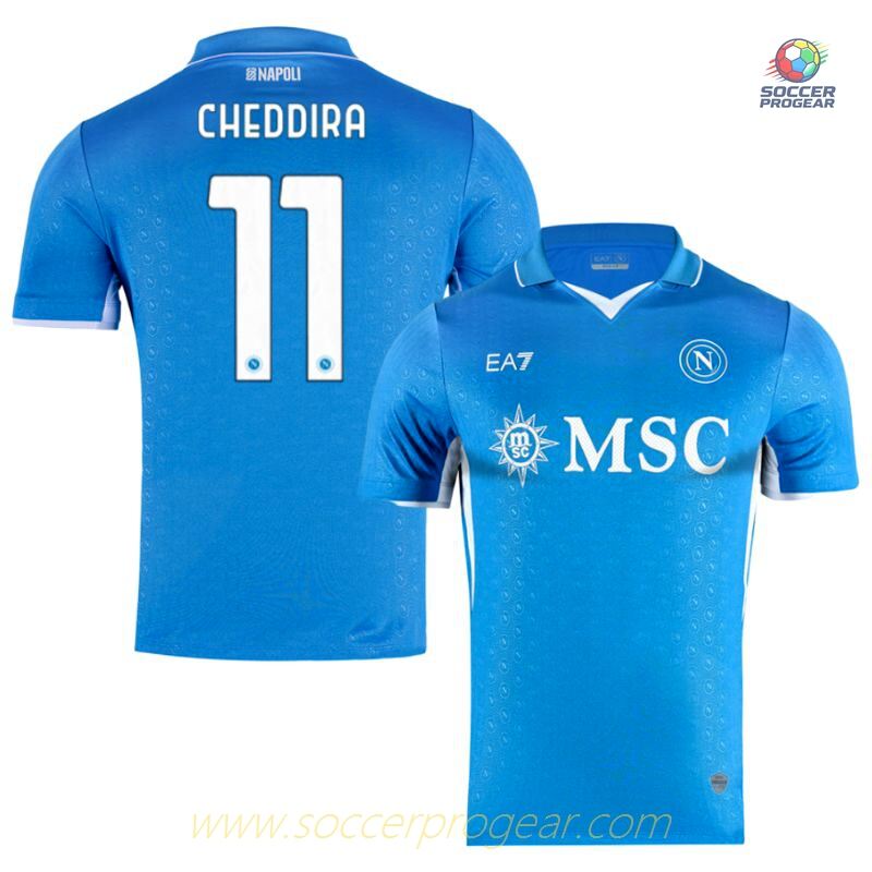 Napoli Home Soccer Jersey 2024/25 Collection Cheddira