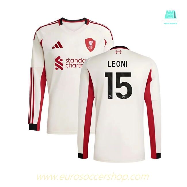 2025-2026 Liverpool Long Sleeve Away Shirt (Leoni 15)