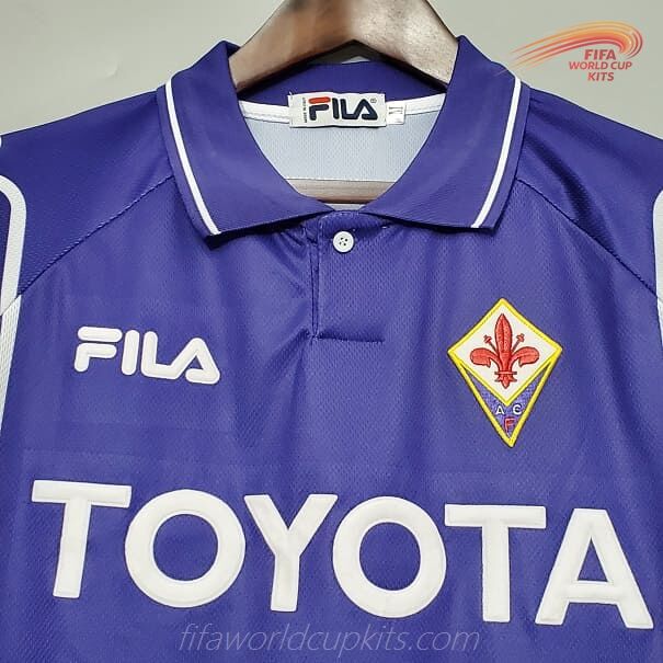 Fiorentina Home Game Football Shirt season 99-00