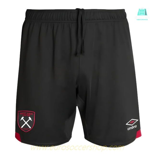 2024-2025 West Ham Away Shorts (Black) - Kids