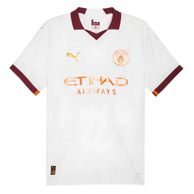 Man City 2023-20 Away Football Shirt DE BRUYNE 17 Edition M S