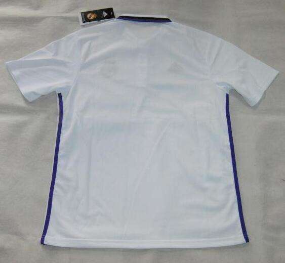 Elite Premium Quick Dry Real Madrid 2016-17 White Polo Shirt