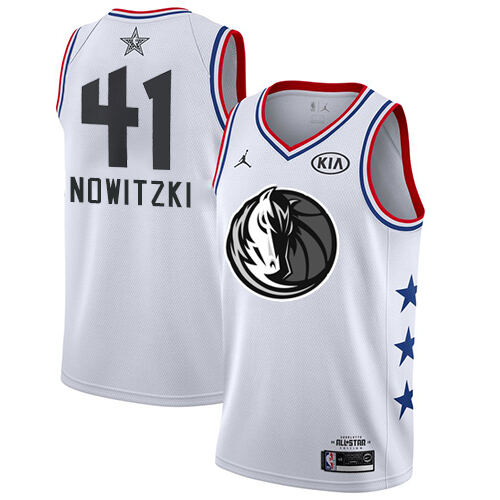 Dallas Mavericks Dirk #41 Authentic Style Replica Jersey Performance
