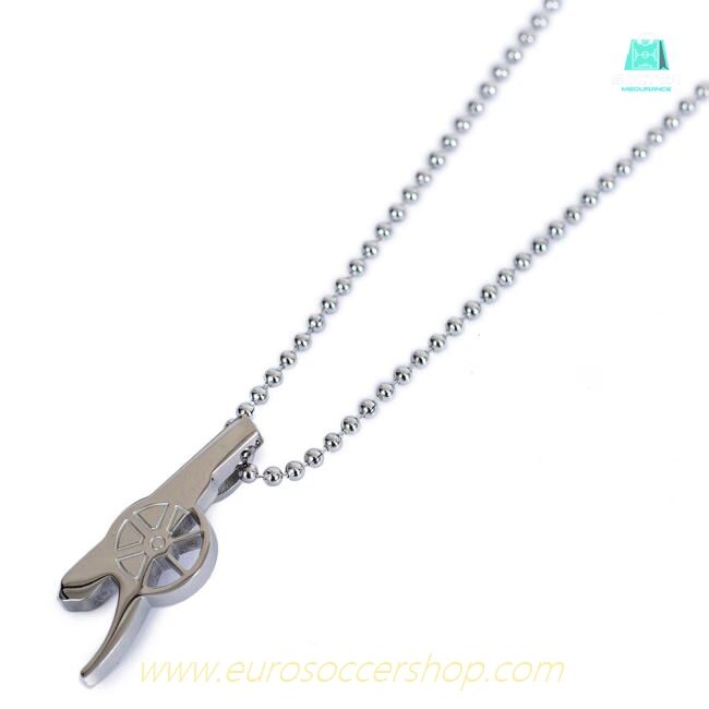 Arsenal FC Stainless Steel Cannon Pendant & Chain