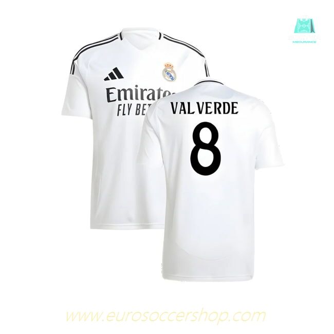 2024-2025 Real Madrid Home Shirt (Valverde 8)