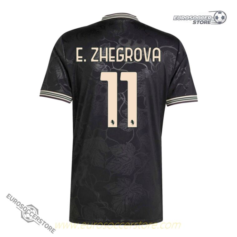 E. ZHEGROVA 11 Juventus Third Jersey for the 25-26 season