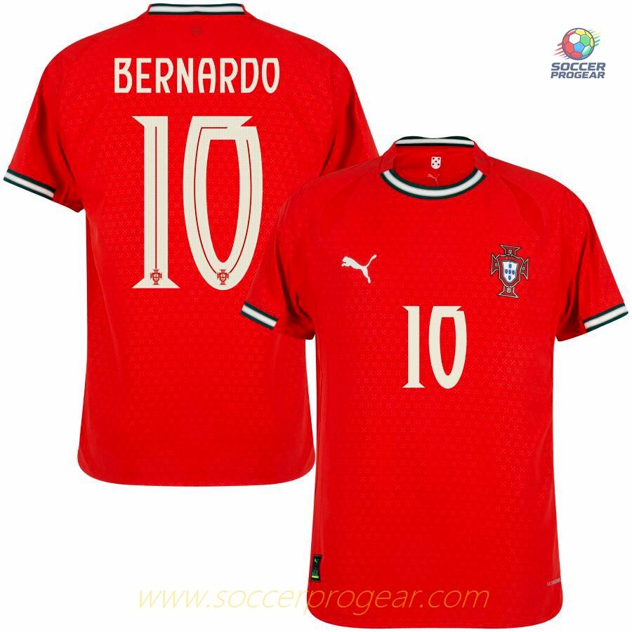 Portugal Home Football Team Jersey 2025 Collection 2026 Bernardo
