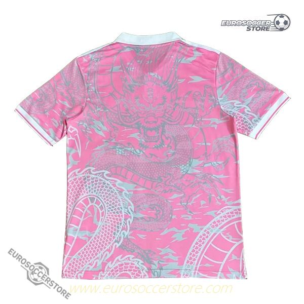Real Madrid Pink Dragon Themed Concept Football Jersey for the 23-24 Season