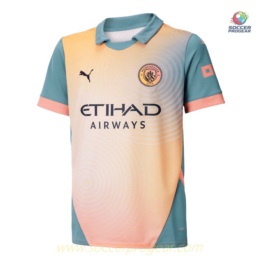 Manchester City Fourth 2024-25 Edition Youth Team Jersey