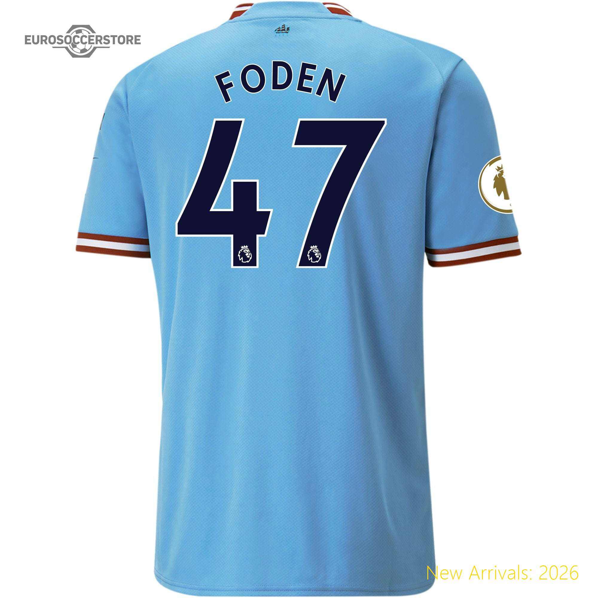 Authentic Replica Sleek Design Kids Mci Team Home Top-grade Jersey