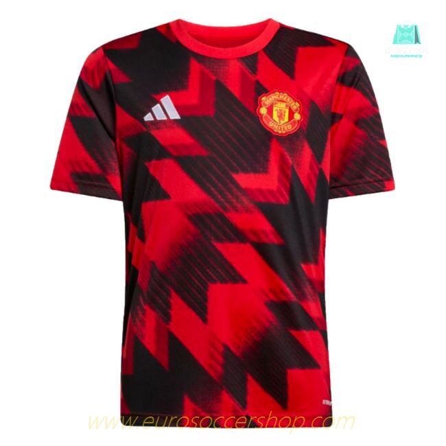 2025-2026 Man Utd Pre-Match Shirt (Red) - Kids (Cunha 10)
