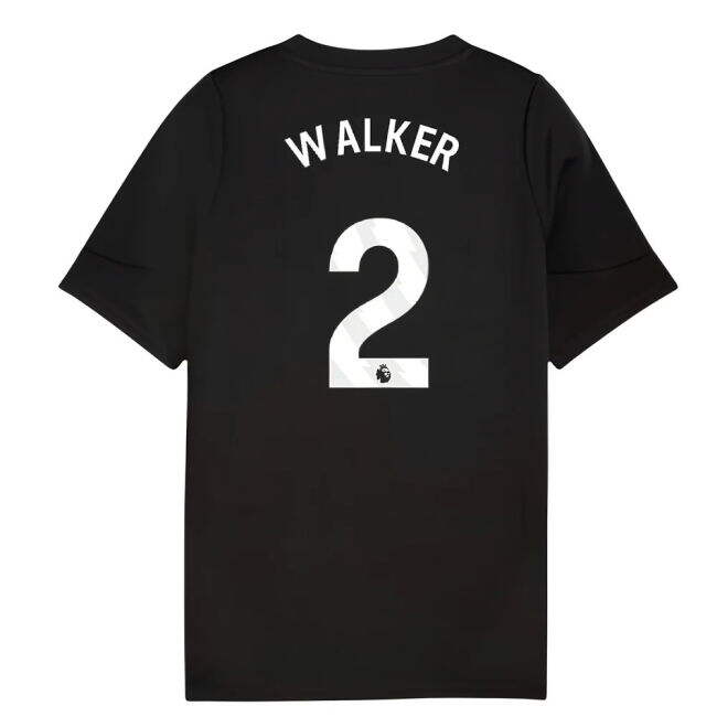 Match Day Football Man City Training Jersey Black Kids Walker #2 O...
