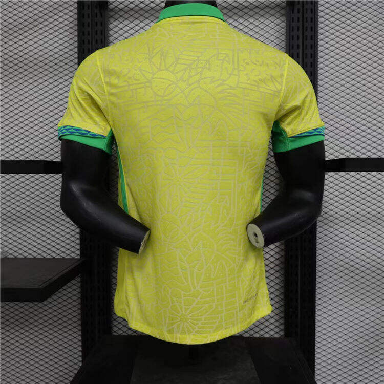 BRAZIL COPA AMERICA 2024 HOME SHIRT AUTHENTIC VERSION - Official