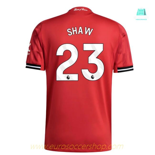 2025-2026 Man Utd Authentic Home Shirt (Shaw 23)