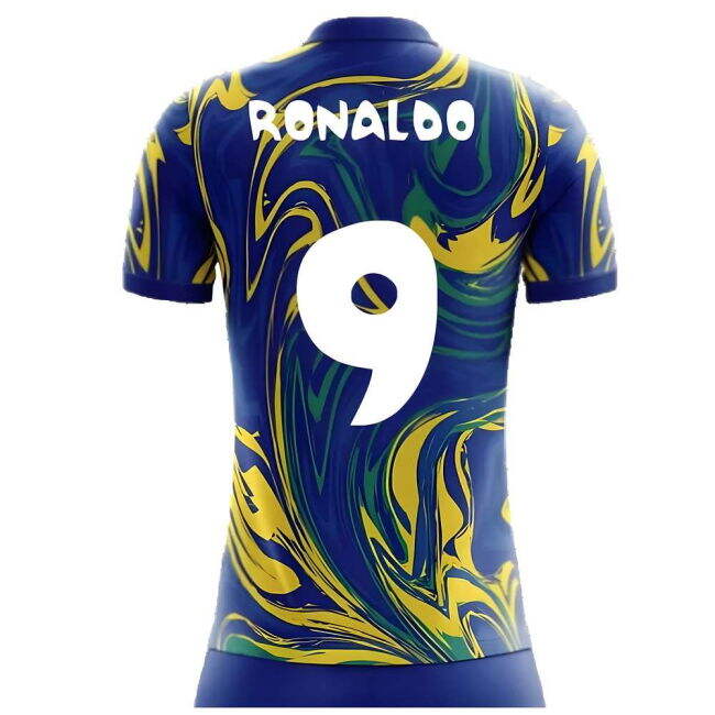 Ronaldo 9 Brazil Starting XI Elite Quality Away Pro Shirt