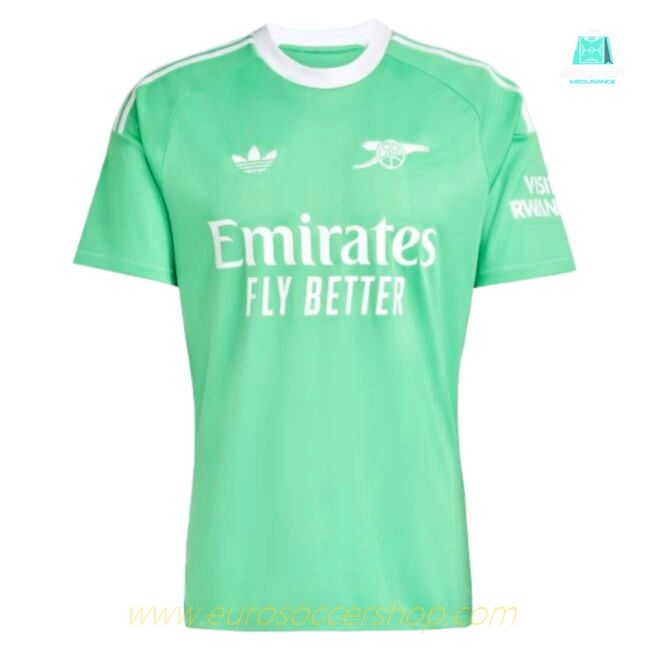 2025-2026 Arsenal Third Goalkeeper Shirt (Green) (Your Name)