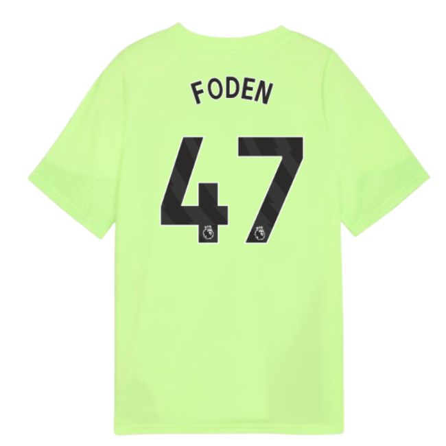 Man City 2025-20 Training Jersey Foden #47 L M S Kids