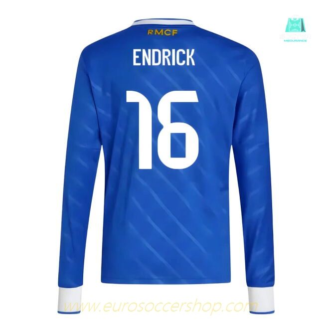2025-2026 Real Madrid Long Sleeve Third Shirt (Kids) (Endrick 16)
